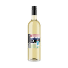 Load image into Gallery viewer, Wine bottle with a label featuring a cricket player on a white background